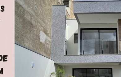 Imagem: A casa possui 3 Dormitórios, 3 Banheiros, 3 Vagas na garagem