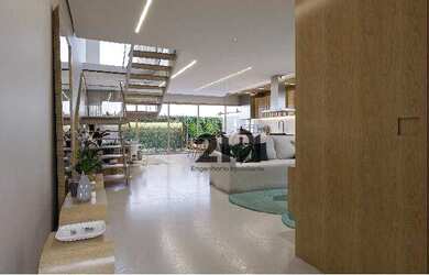 Imagem: A casa em condomínio possui 4 Dormitórios, 5 Banheiros, 2