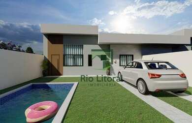 Imagem: A casa possui 3 Dormitórios, 2 Banheiros, 3 Vagas na garagem