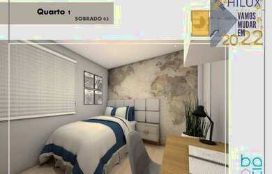 Imagem: A casa em condomínio possui 3 Dormitórios, 3 Banheiros, 2