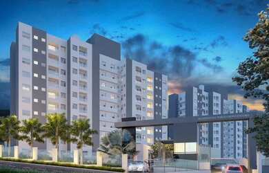 Imagem: O apartamento possui 2 Dormitórios, 2 Banheiros, 2 Vagas na