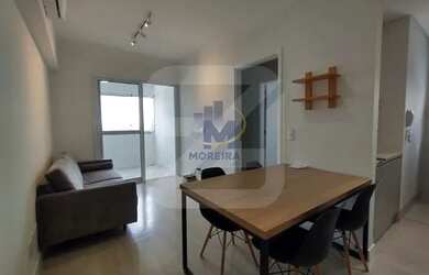 Imagem: O apartamento possui 1 Dormitório, 2 Banheiros, 1 Vaga na garagem