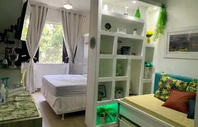 Imagem: A kitnet possui 1 Dormitório, 1 Banheiro e 24m² de Área e