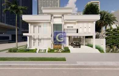 Imagem: A casa possui 3 Dormitórios, 4 Banheiros, 2 Vagas na garagem