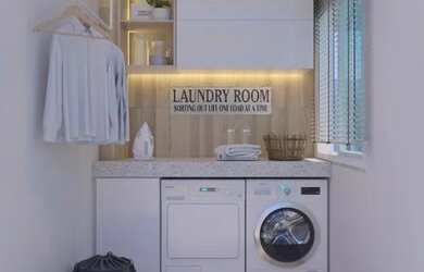 Imagem: O apartamento possui 2 Dormitórios, 2 Banheiros, 1 Vaga na