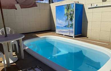 Imagem 2: Portal de Arembepe. Piscina, Churrasqueira, Acomodam 10 pessoaseGuarda...