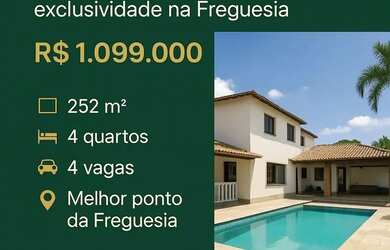 Imagem: A casa para alugar possui 4 Dormitórios, 2 Banheiros, 4 Vagas