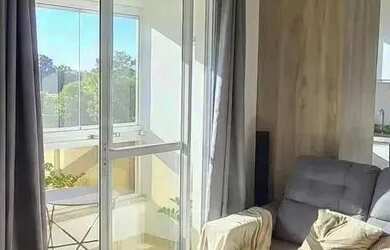 Imagem: O apartamento possui 2 Dormitórios, 1 Banheiro, 1 Vaga na garagem