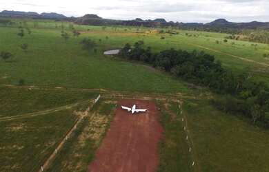 Imagem: A fazenda possui 48.400.000m² de Área e está localizado