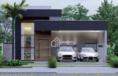 Imagem: A casa possui 3 Dormitórios, 3 Banheiros, 128m² de Área e