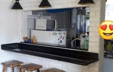 Imagem: O apartamento possui 2 Dormitórios, 1 Banheiro e 1 Vaga na