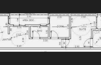 Imagem: O apartamento possui 2 Dormitórios, 2 Banheiros, 1 Vaga na