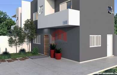 Imagem 2: Sobrado Geminado. 77m² de Área, 2 Vagas na garageme2 Dormitórios