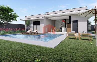 Imagem 6: Casa Térrea. Piscina, Churrasqueira, 250m² de Áreae3 Vagas na garagem