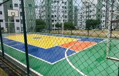 Imagem: O apartamento possui 2 Dormitórios, 1 Banheiro, 1 Vaga na garagem