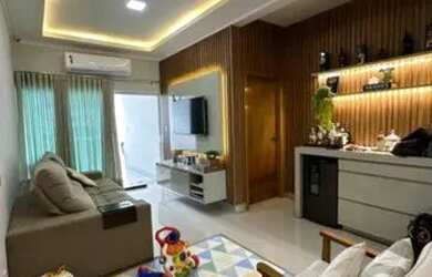 Imagem: A casa possui 3 Dormitórios, 2 Banheiros, 1 Vaga na garagem