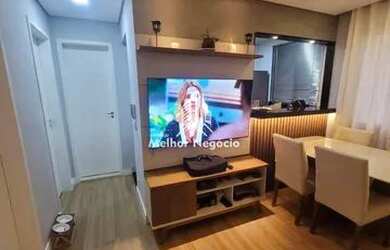 Imagem: O apartamento possui 2 Dormitórios, 1 Banheiro, 1 Vaga na garagem