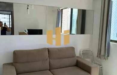 Imagem: O studio possui 1 Dormitório, 1 Banheiro, 1 Vaga na garagem