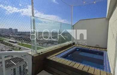 Imagem: O apartamento na cobertura possui 3 Dormitórios, 3 Banheiros