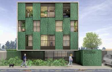 Imagem: O apartamento possui 1 Dormitório, 1 Banheiro, 30m² de Área