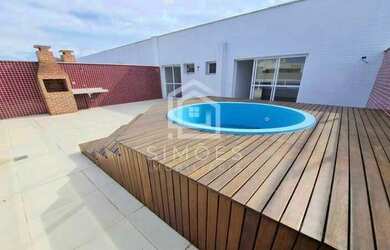 Imagem: O apartamento na cobertura possui 5 Dormitórios, 4 Banheiros