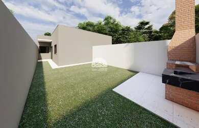 Imagem: A casa possui 3 Dormitórios, 1 Banheiro, 1 Vaga na garagem