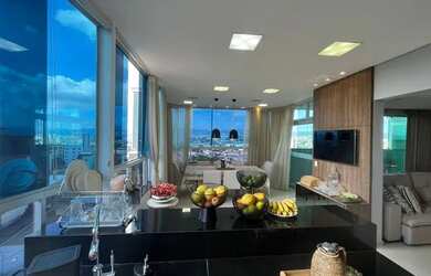 Imagem: O apartamento na cobertura possui 3 Dormitórios, 4 Banheiros