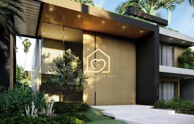 Imagem: A casa em condomínio possui 5 Dormitórios, 5 Banheiros e 1417m²