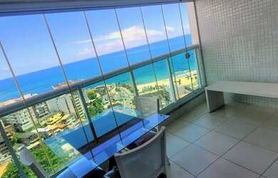 Imagem 3: Aluguel apartamento tipo studio, 47m², VISTA TOTAL MAR, quarto/sala -...