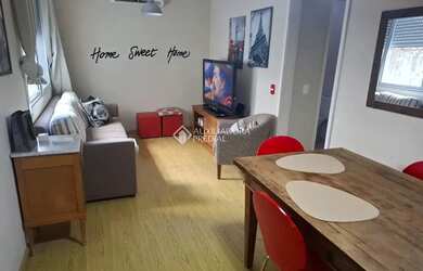 Imagem: O apartamento possui 1 Dormitório, 1 Banheiro, 47m² de Área