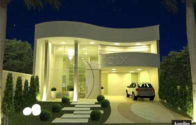 Imagem: A casa em condomínio possui 3 Dormitórios, 5 Banheiros, 4