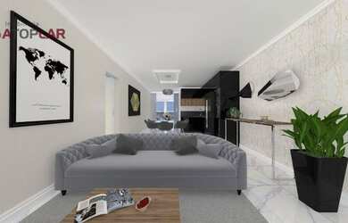 Imagem: O apartamento possui 2 Dormitórios, 2 Banheiros, 2 Vagas na