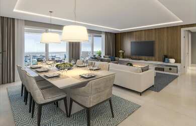 Imagem: O apartamento possui 3 Dormitórios, 4 Banheiros, 3 Vagas na