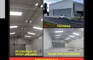 Imagem: O depósito possui 800m² de Área e está localizado em Jardim