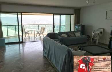 Imagem 5: Apartamento frente mar 4 suites condominio tortugas guaruja 224 m2 2 vagas parque enseada
