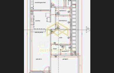Imagem: A casa em condomínio possui 3 Dormitórios, 3 Banheiros, 4