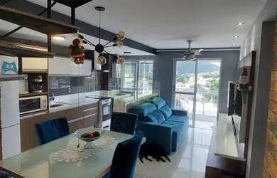 Imagem: O apartamento na cobertura possui 2 Dormitórios, 2 Banheiros