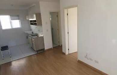 Imagem: O apartamento possui 1 Dormitório, 1 Banheiro, 1 Vaga na garagem