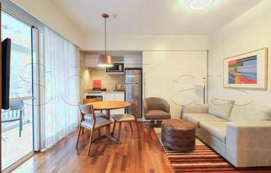 Imagem: O studio possui 2 Dormitórios, 1 Banheiro, 1 Vaga na garagem