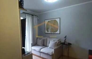 Imagem: O apartamento possui 2 Dormitórios, 1 Banheiro, 1 Vaga na garagem