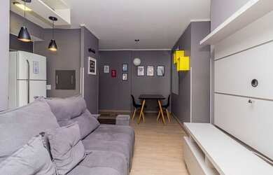 Imagem 2: Apartamento em Humaitá. Churrasqueira, Imóvel mobiliado, 65m² de Áreae1...