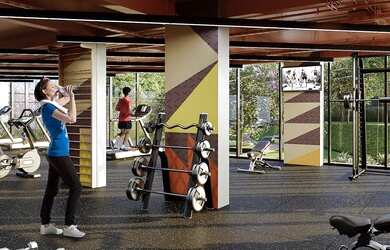 Imagem: O apartamento possui 2 Dormitórios, 2 Banheiros, 1 Vaga na