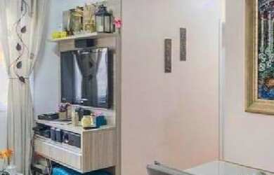 Imagem: O apartamento possui 2 Dormitórios, 1 Banheiro, 1 Vaga na garagem