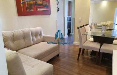 Imagem: O apartamento possui 2 Dormitórios, 1 Banheiro, 1 Vaga na garagem