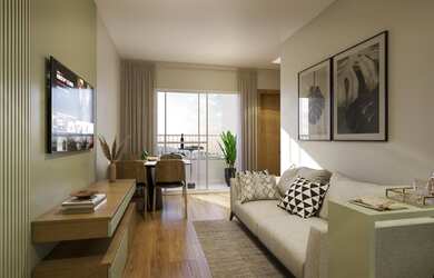 Imagem 2: Lindo Lançamento. Churrasqueira, Imóvel novo, Área de serviçoe45m²...