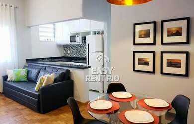 Imagem 5: 01 QUARTO, andar ALTO, totalmente MOBILIADO, vista parcial MAR, para alugar,...