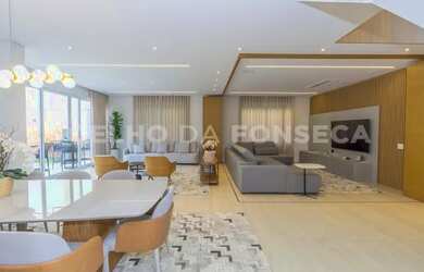 Imagem: A casa em condomínio possui 4 Dormitórios, 5 Banheiros, 4