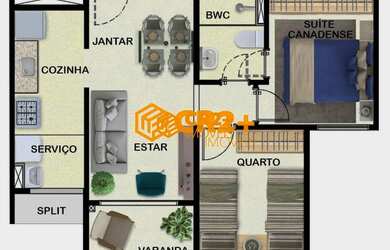 Imagem 11: Apartamento a Venda de 45m² com 2 quartos 1 suíte em bairro Imbiribeira...