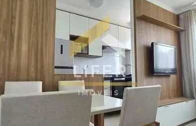 Imagem: O apartamento possui 2 Dormitórios, 1 Banheiro, 1 Vaga na garagem