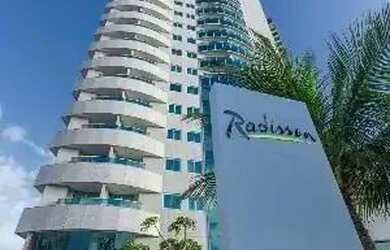 Imagem: O apartamento possui 1 Dormitório, 1 Banheiro, 1 Vaga na garagem